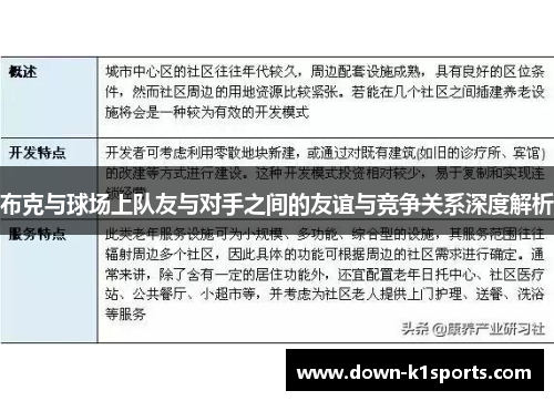 布克与球场上队友与对手之间的友谊与竞争关系深度解析 布克与球场上队友与对手之间的友谊与竞争关系深度解析